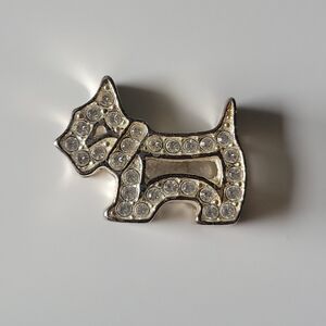 Agatha Paris Rhinestone Scottish Terrier Slider Charm
